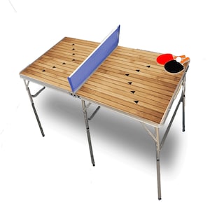 Bowling Alley Portable Tennis Ping Pong Folding Table w/Accessories