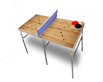 Bowling Alley Portable Tennis Ping Pong Folding Table w/Accessories
