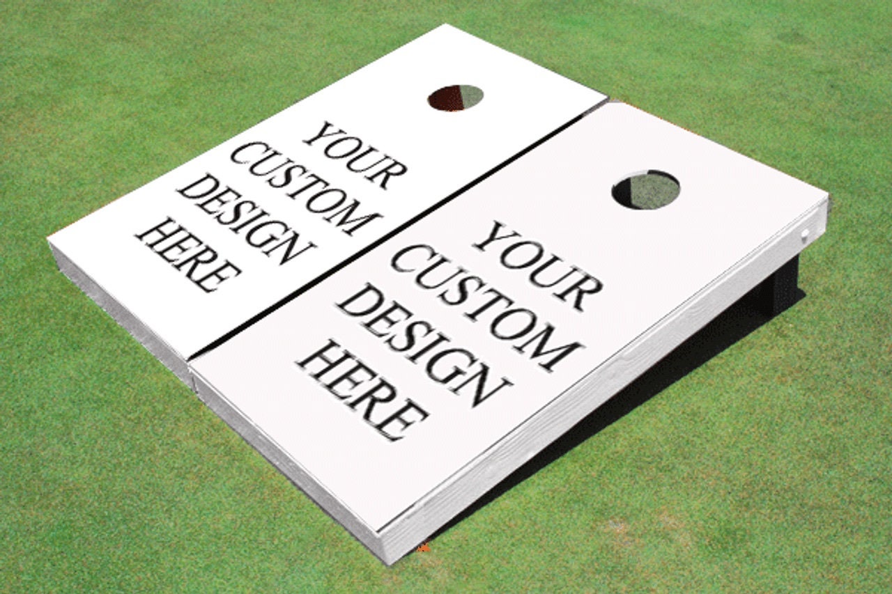 Design Your Custom Cornhole Board - Full Graphic Set