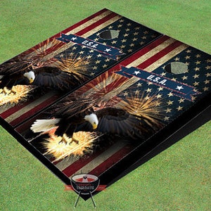 American Bald Eagle Cornhole Boards