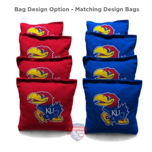 University Of Kansas Jayhawks Cornhole Bags