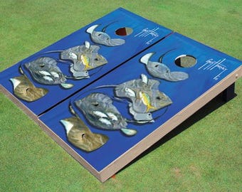 Custom Guy Harvey Stingrays Cornhole Boards