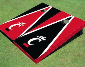 University Of Cincinnati Alternating Triangle Cornhole Boards