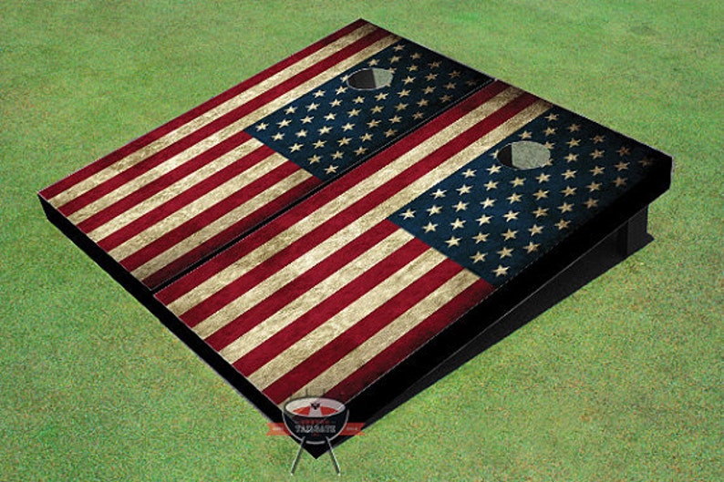 American Flag Custom Cornhole Boards 