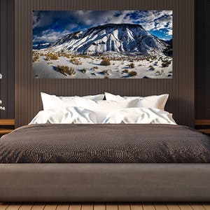 Snowy Mountian Top Wall Art image 2