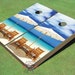 Wonderful Beach Custom Cornhole Boards (With Accessory Options)