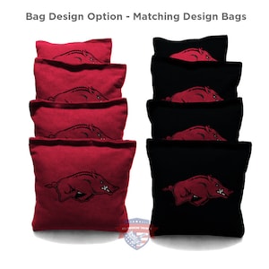 University Of Arkansas Cornhole Bags