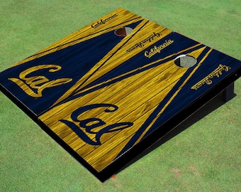 University of California Berkeley Alternating Wood Look Triangle Cornhole Boards