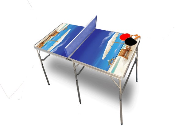 Table de tennis de table portable, table de Rwanda