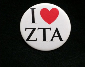 I <3 ZTA Buttons (2.25" Pin-back) Volume Discounts
