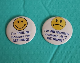 Botones personalizados (pin-back de 2,25") - Con su logotipo, obra de arte o el mío