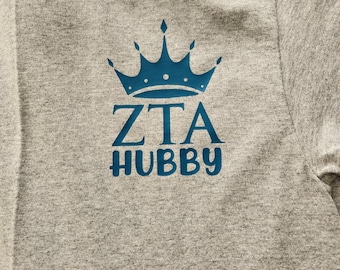 ZTA Hubby T-Shirt, ZTA Husband's Shirt, ZTA Spouse, Zeta Man, Sorority Hubby Shirt