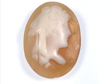 Vintage hand-carved shell Cameo / CA3240