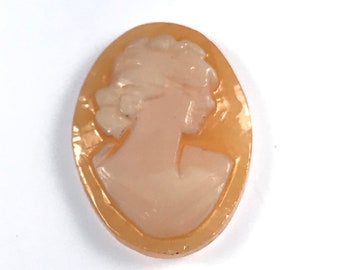 Vintage handgesneden schelp Cameo / CA3238