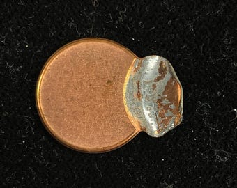 Off-Center Error Copper-Zinc Cent / U.S. Mint Genuine Mis-strike Penny Coin – Rare / C3534