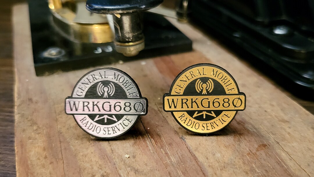 Antenna Hat Pin With GMRS Callsign - PAIR - General Mobile Radio ...