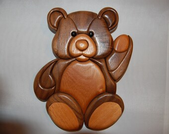 Teddy Bear Intarsia