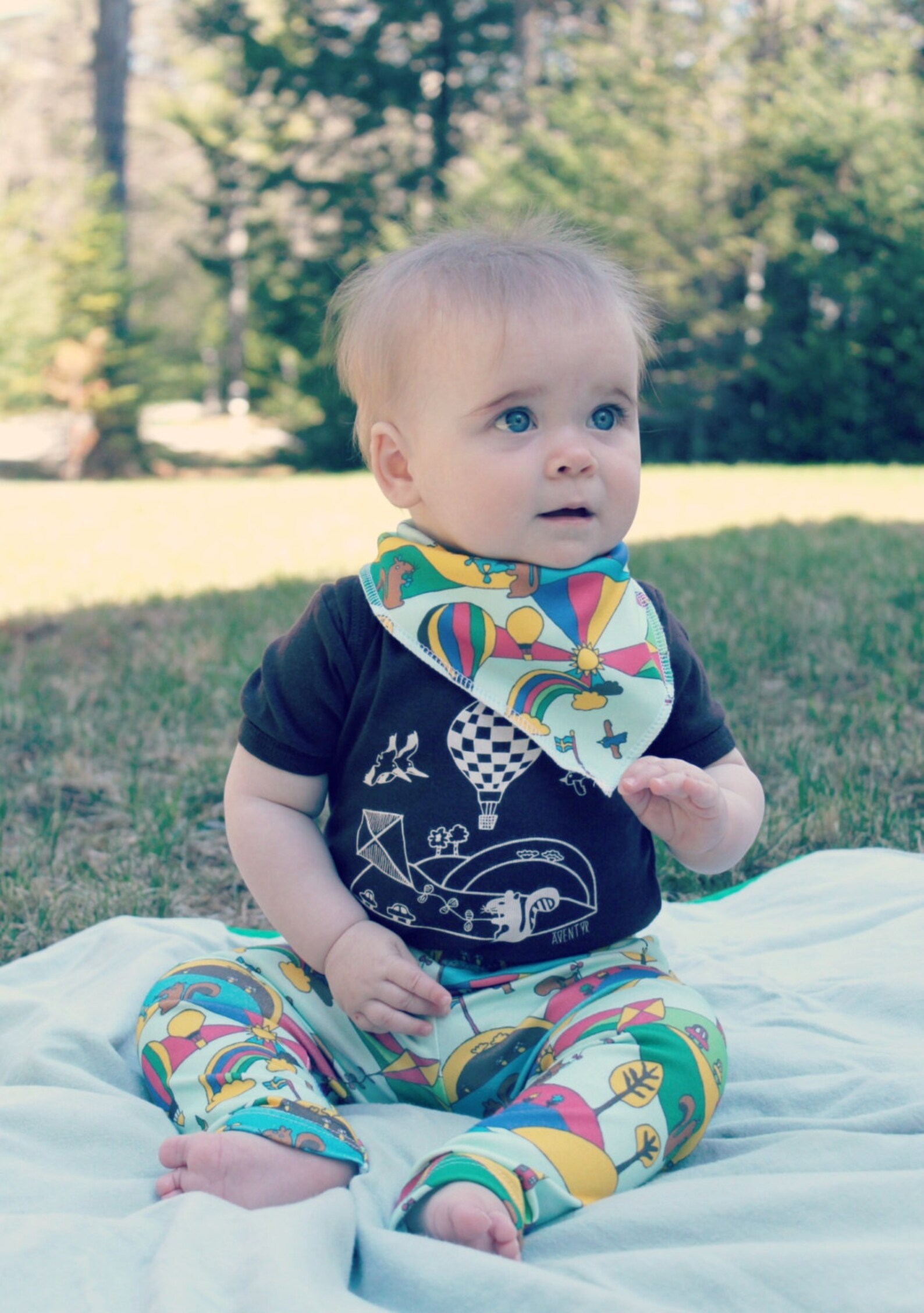 Elephant leggings ORGANIC Baby clothes Zoo animal pattern Etsy