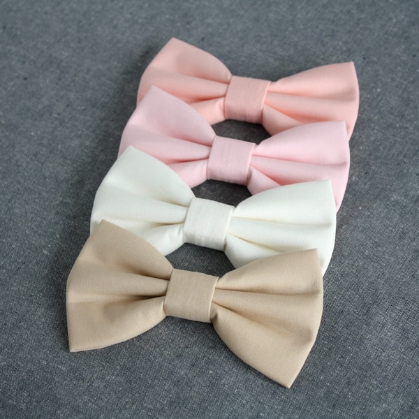 blush peach tie