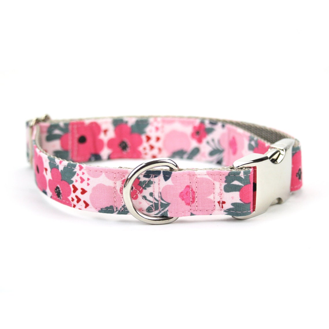Pink Floral Dog Collar The Fleur Etsy