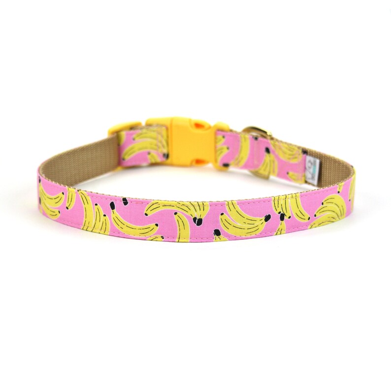 Banana Dog Collar 'peelin' Happy' Etsy