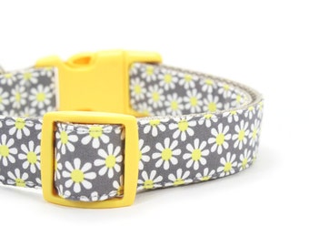 Daisy Dog Collar - Yellow Floral