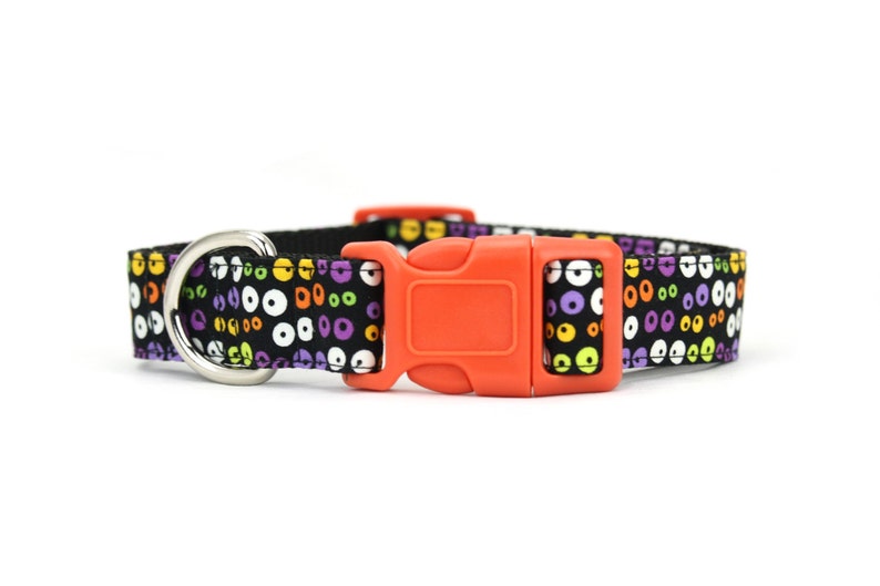 Glow in the Dark Googly Eyes Dog Collar Halloween Eyeballs Dog Etsy