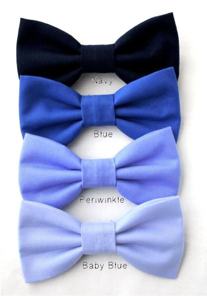 Wedding Dog Bow Tie Cat Bow Tie Navy Blue Periwinkle Dog Etsy