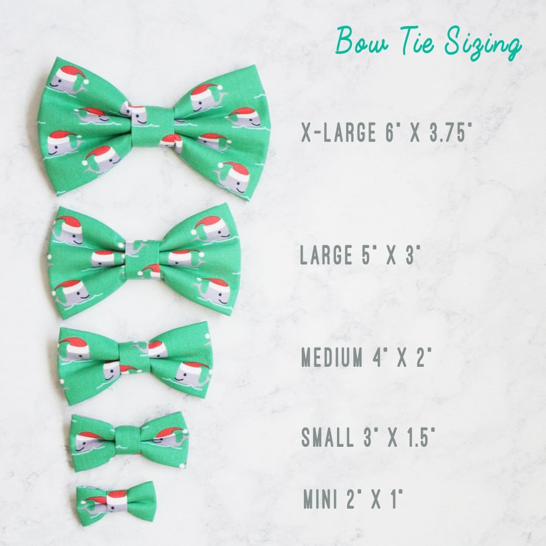 Christmas Plaid Dog Bow Tie Collar - Holiday Tartan image 7