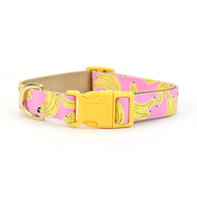 Banana Dog Collar 'peelin' Happy' Etsy