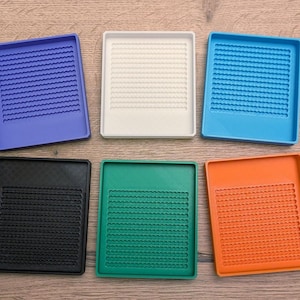 Bumpy Tray Mini Fuse Beads Picking Tray // Perler Bead Placing Tool and Stackable ...