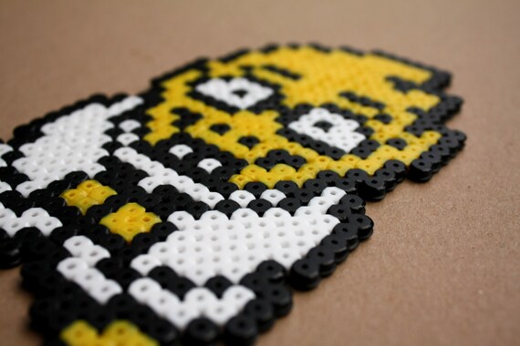 Undertale Alphys Perler Hama Bead Sprite Pixel Art Etsy