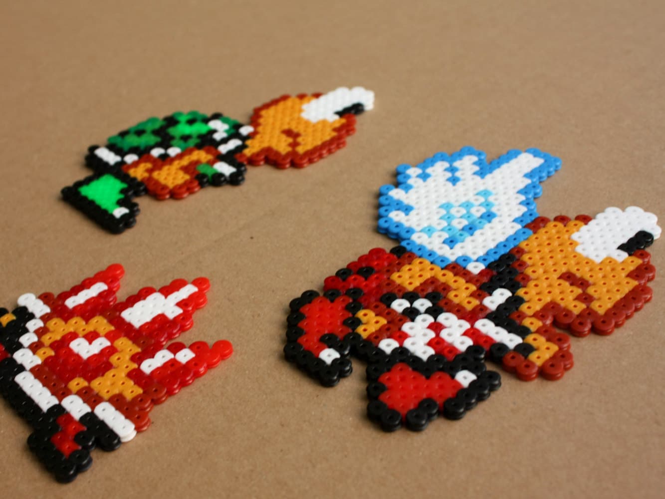 Fuse Bead Pixel Art Spiny from Super Mario Bros Electronics