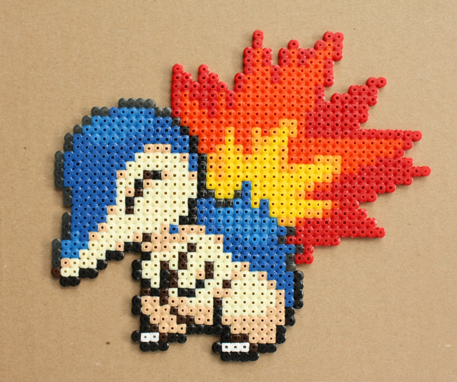 Cyndaquil Pokemon Hama Perler Bead Sprite Etsy