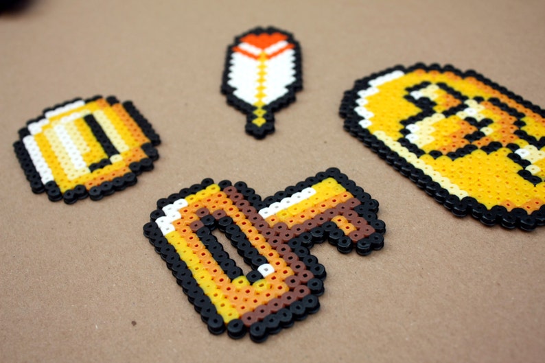 super mario world sprites perler beads
