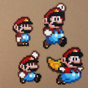 Super Mario World hama perler bead figure