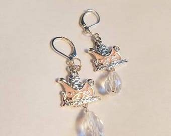 Crystal Sleigh Ride Earrings
