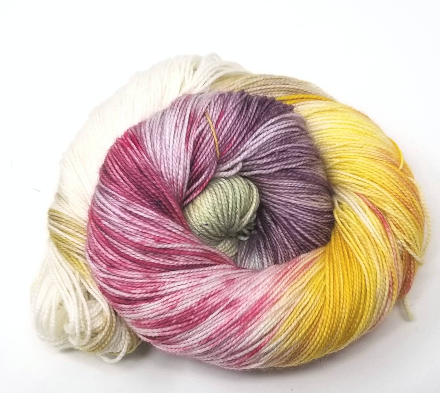 Potpourri Hand Dyed Variegated Yarn Fingering to Worsted Etsy