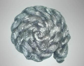 Pearl Infused Rose fiber- Eco Friendly- Nano Pearl Dust -Silver
