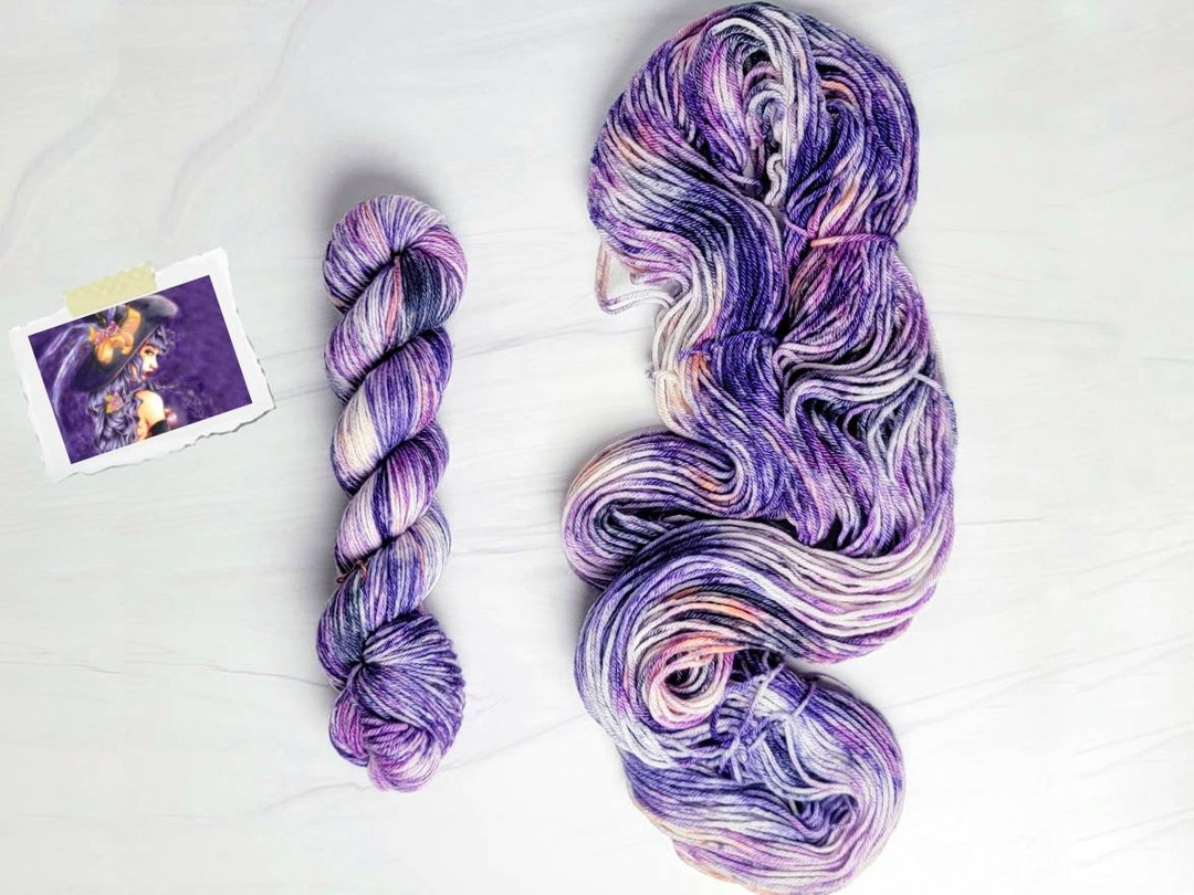 Broomstick Rider Hand Dyed Variegated Yarn Fingering to Etsy