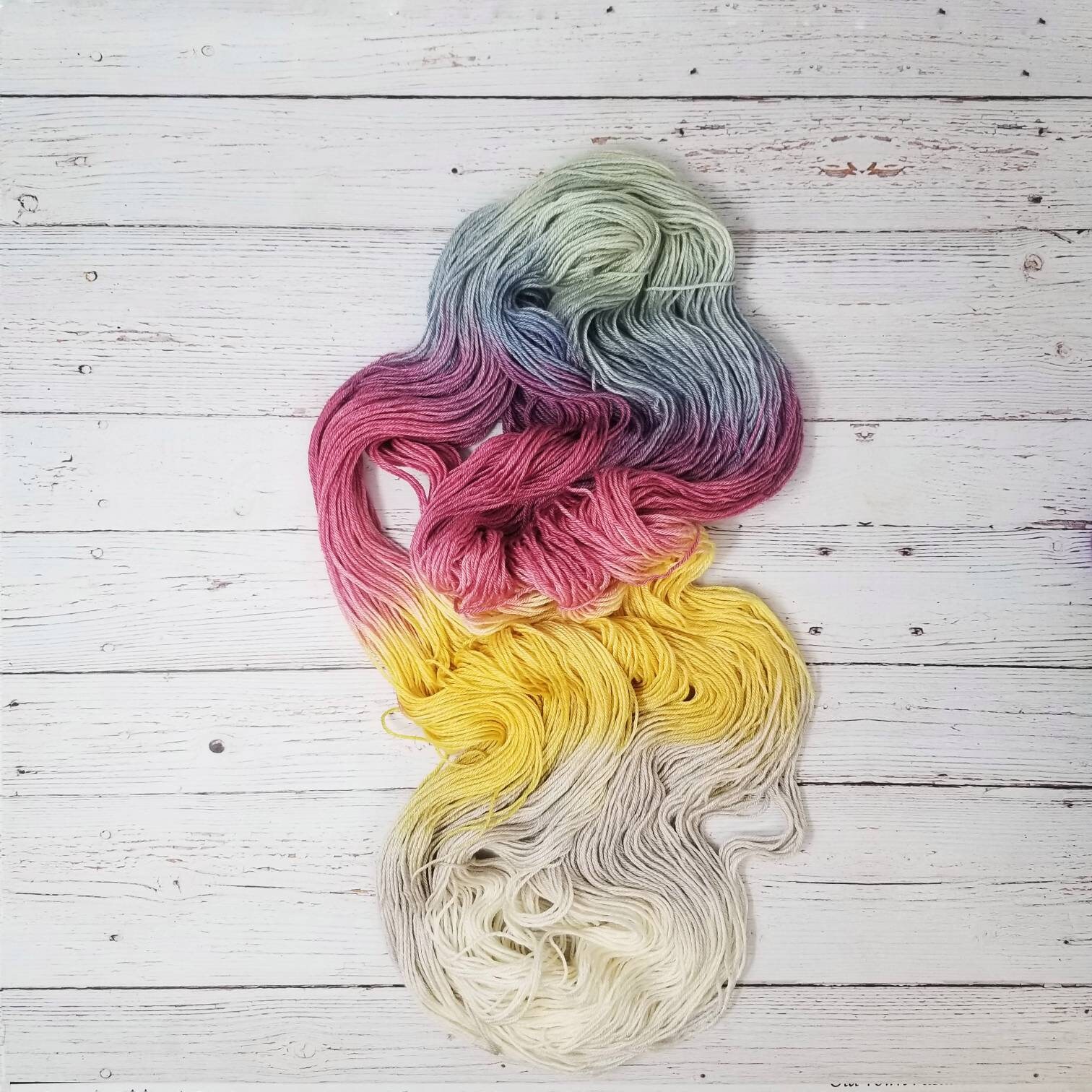 Potpourri Hand Dyed Variegated Yarn Fingering to Worsted Etsy