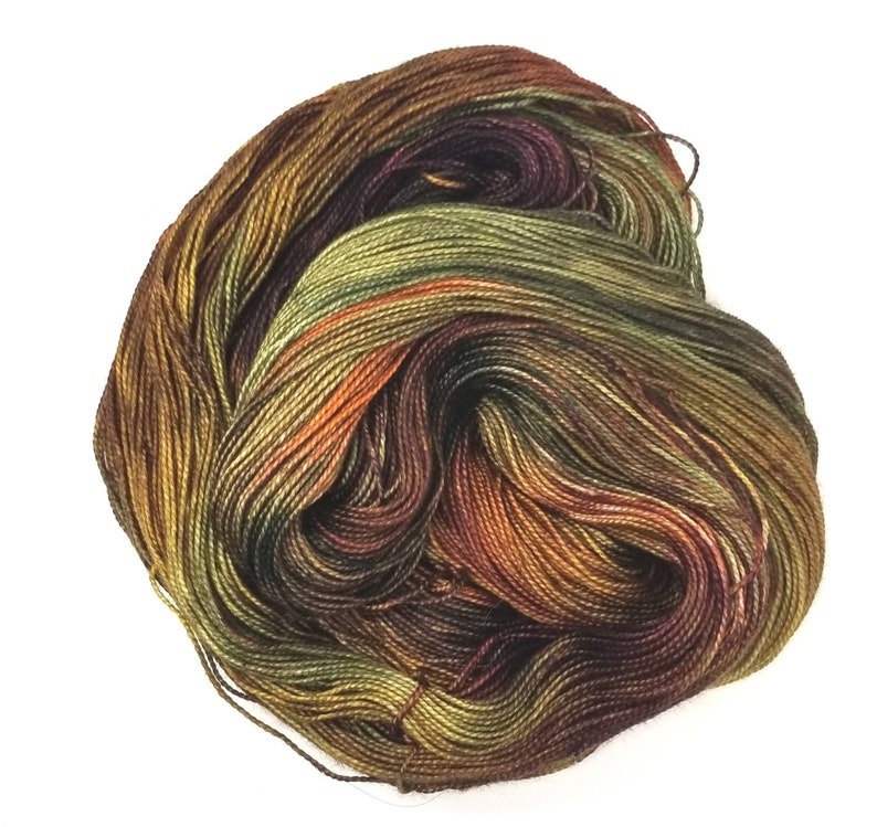 Autumn Acorn Hand Dyed Variegated Yarn Fingering to Worsted - Etsy