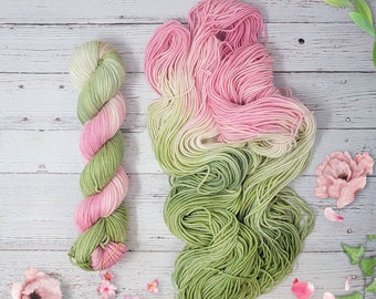 Fairy Feet- Hand Dyed Variegated Yarn - fingering to worsted weight choose your base