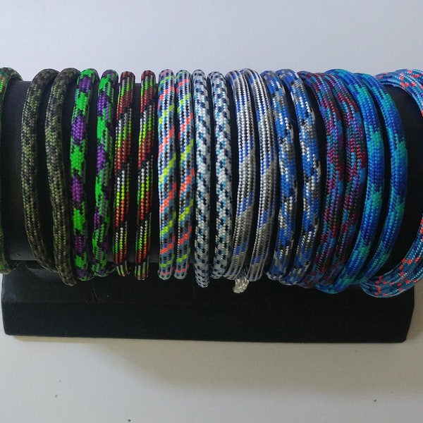 New Colors! Adjustable Pattern Paracord 550 Bracelets