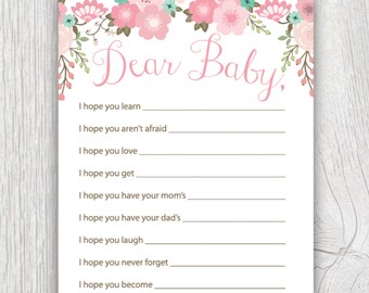 Printable Baby Shower Sheets Chevron Wishes For Baby Etsy Printable Baby Shower Sheets Chevron Wishes For Baby Etsy