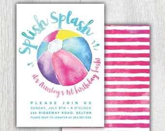 Anniversaire Bash Invite Etsy France
