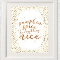 Printable Pumpkin Spice and Everything Nice Invitation Fall Baby Shower ...