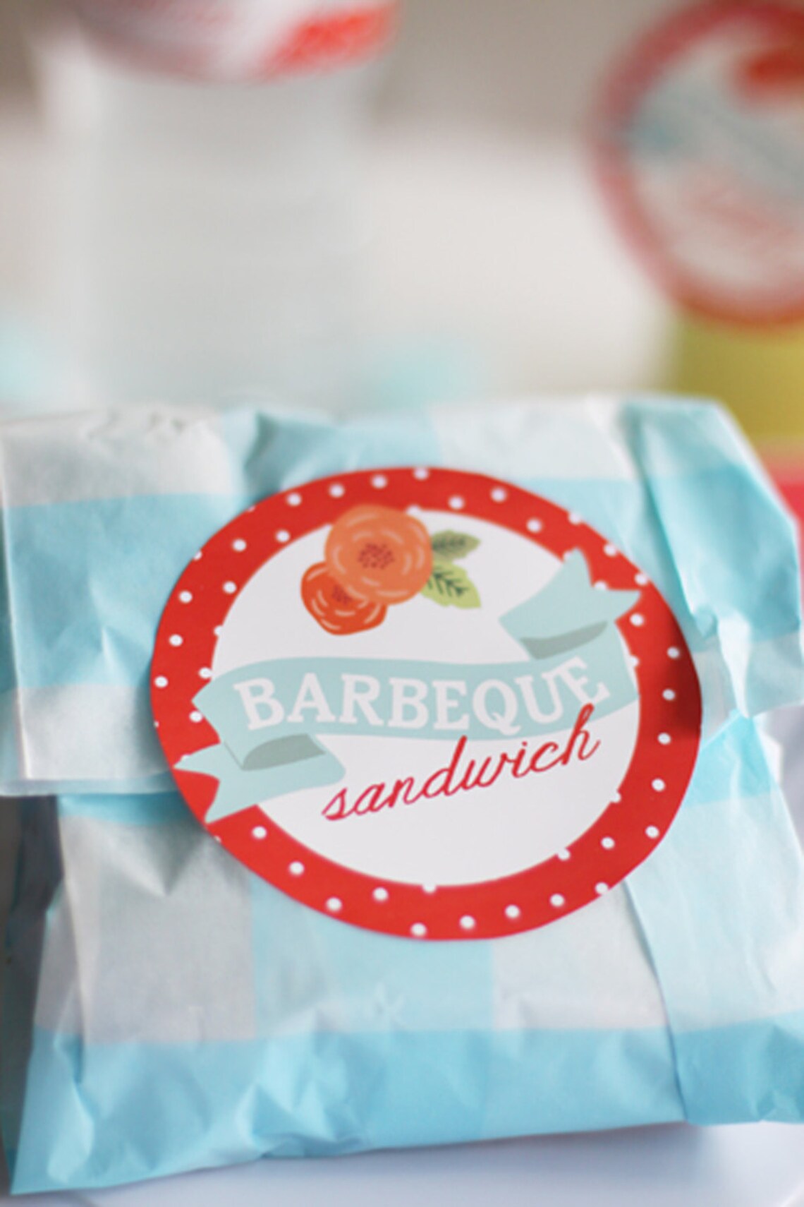 Printable Picnic Party Food Labels Floral Cabbage Roses Etsy