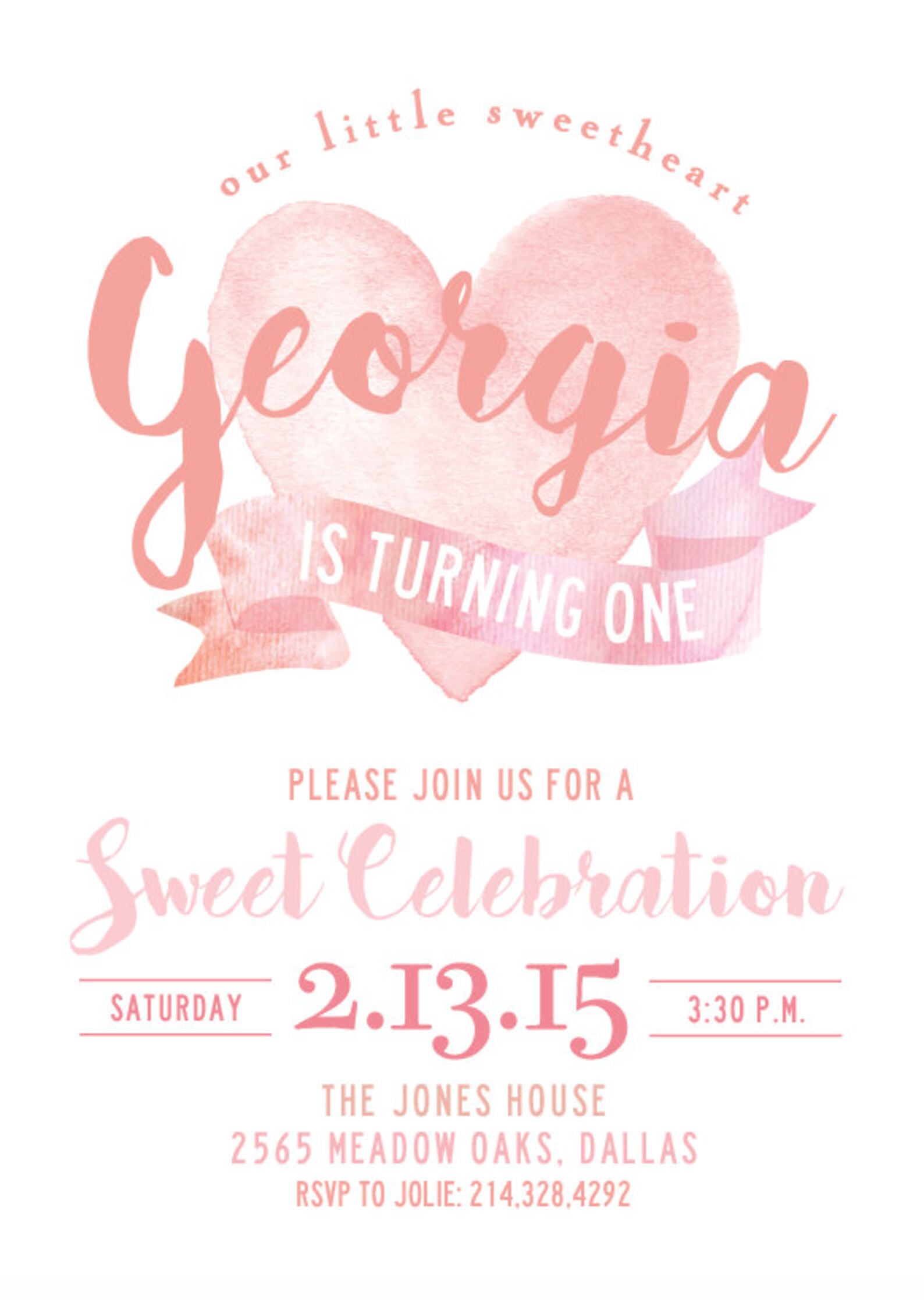 Printable Valentine Birthday Invitation Our Little - Etsy