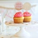 Printable Cupcake Toppers Pink and Gold Glitter Party - Etsy